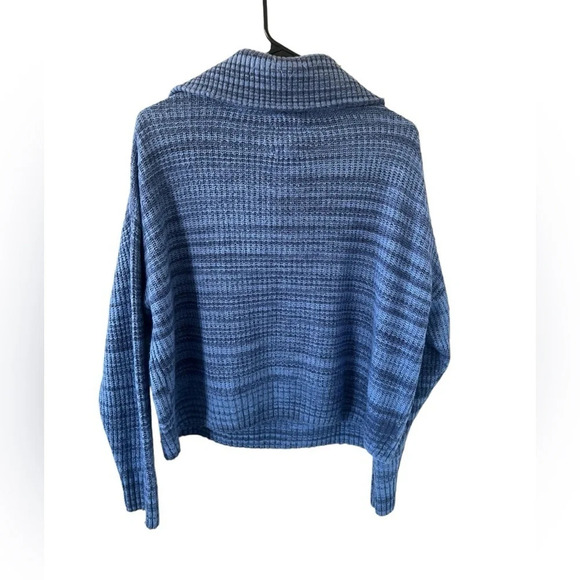 Aerie Blue Quarter Zip Sweater - Picture 4 of 6